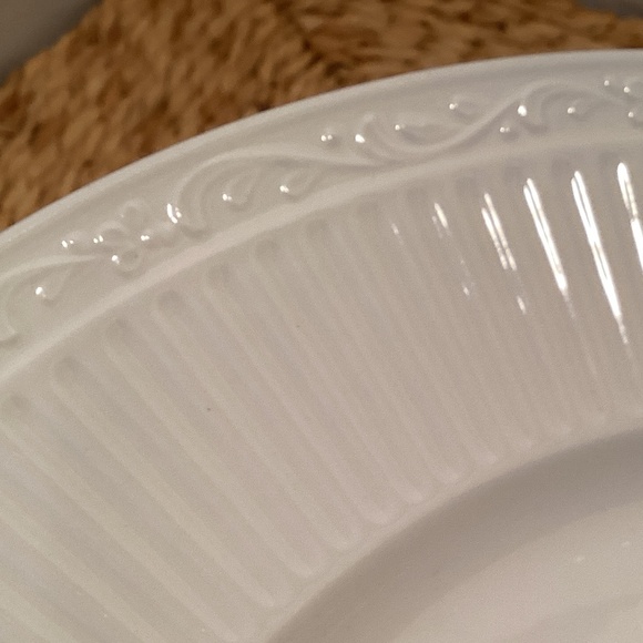 COPY - Mika’s Italian Countryside Ivory Dinner Plates 11 1/4” - Picture 3 of 3